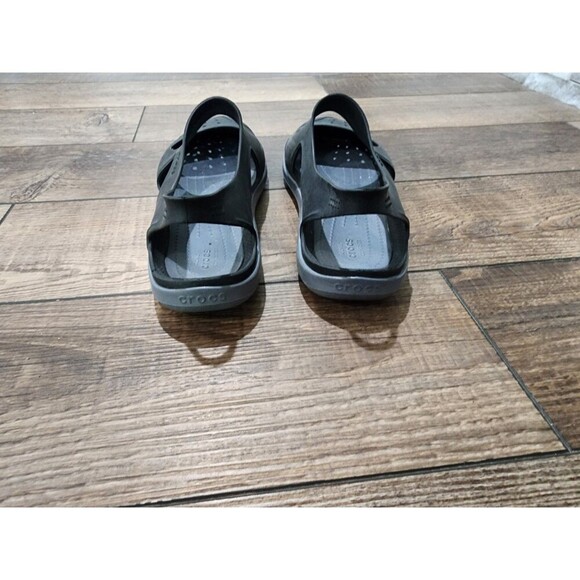 Crocs Swiftwater Wave Womens Size 6 Slip On Slingback Water Sandals Shoes Black - Picture 4 of 7